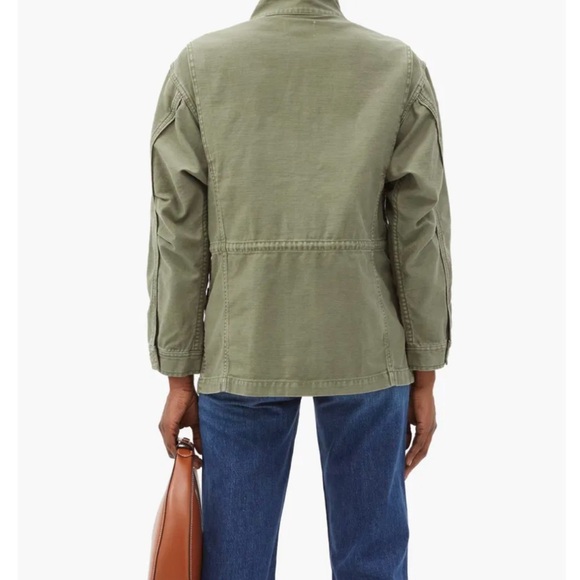 FRAME DENIM COTTON MILITARY JACKET - Picture 9 of 10